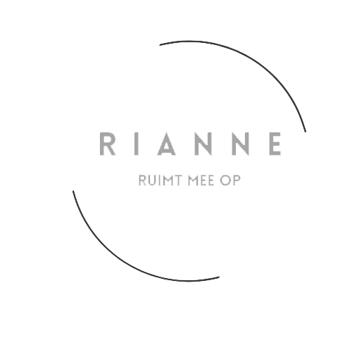 Logo van Rianne ruimt mee op